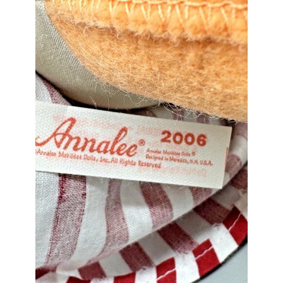 Annalee Mr Mrs Santa Claus Night Clothes Hot Water Bottle Blanket 12 inch 2006 - Picture 7 of 13